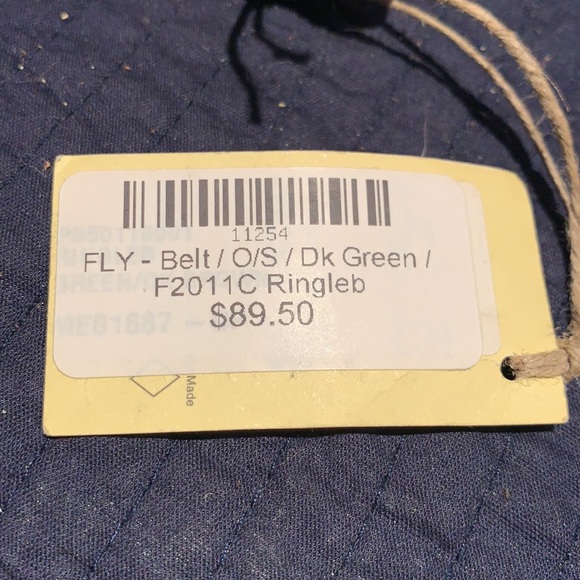 Fly London Reversible Cedar Green/Coffee Brown Ringleb Leather Belt - Picture 8 of 8